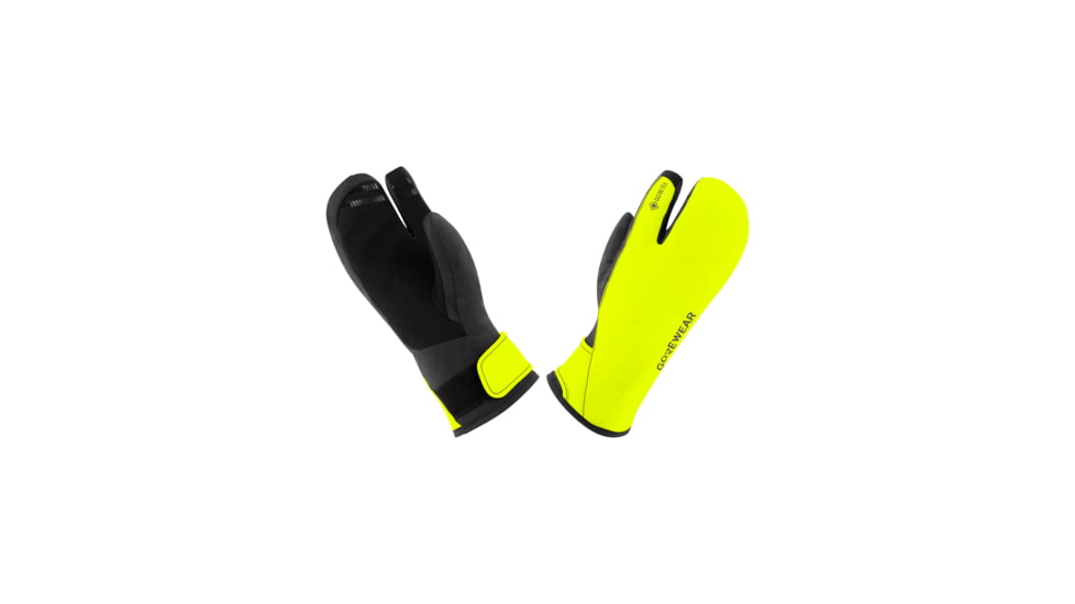 GOREWEAR GORE-TEX Insulated Trigger Gloves in Neon Yellow/Black 2XL Waterproof 8A16E3AC, 101087-0899-10