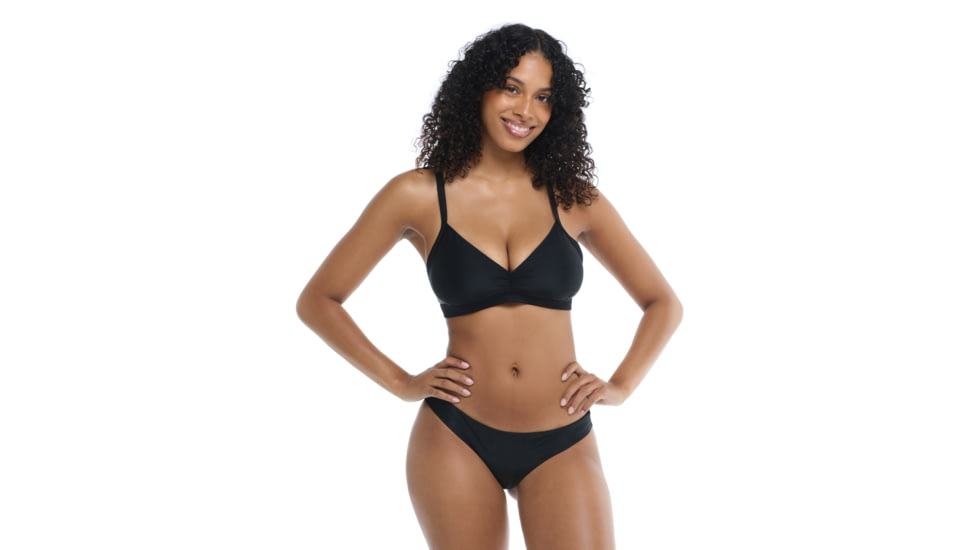 Body Glove Smoothies Drew D-F Cup Swim Top - Black 3198F435, F, Black, 39506128D-068-F