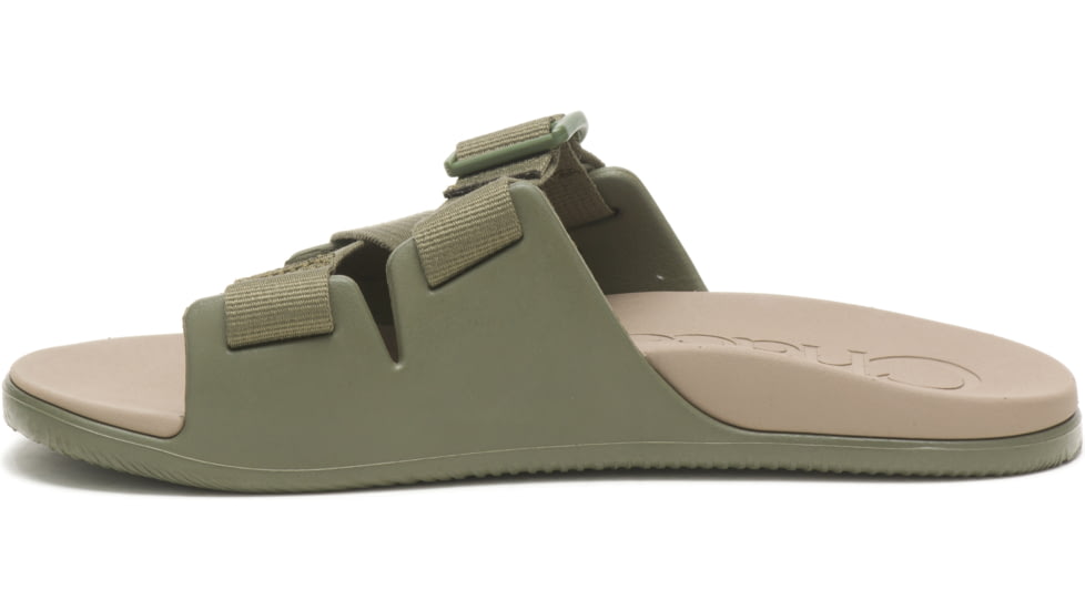 Chaco Chillos Slide - Womens, Fossil, 8, Medium, JCH109124-8
