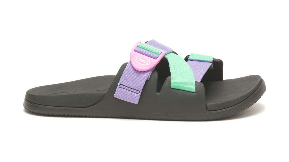 Chaco Chillos Slide - Womens, PurpleGreen, 10, JCH109582-M-10