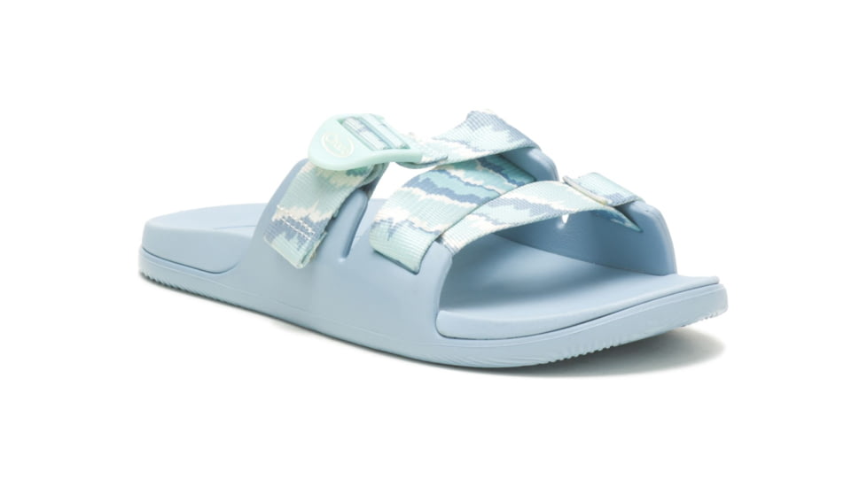 Chaco Chillos Slide - Womens, Tinge Sky Blue, 9, Medium, JCH109248-9