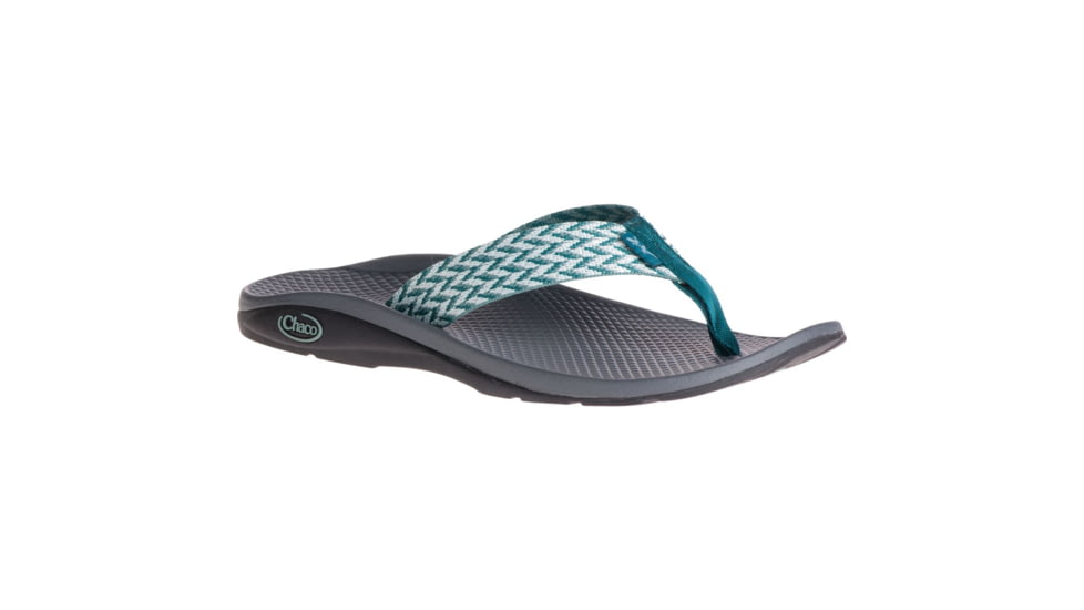 Chaco Flip Ecotread Womens Sandals - Womens, Trellis Teal, Medium, 7 US J105886-07.0