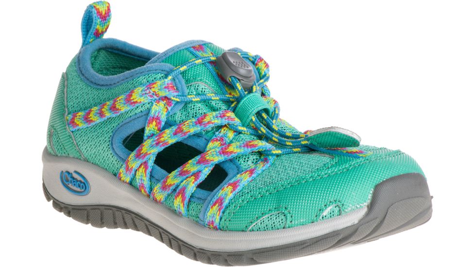Chaco OutCross Watersport Shoe - Kid's-Marine Green-3 Youth
