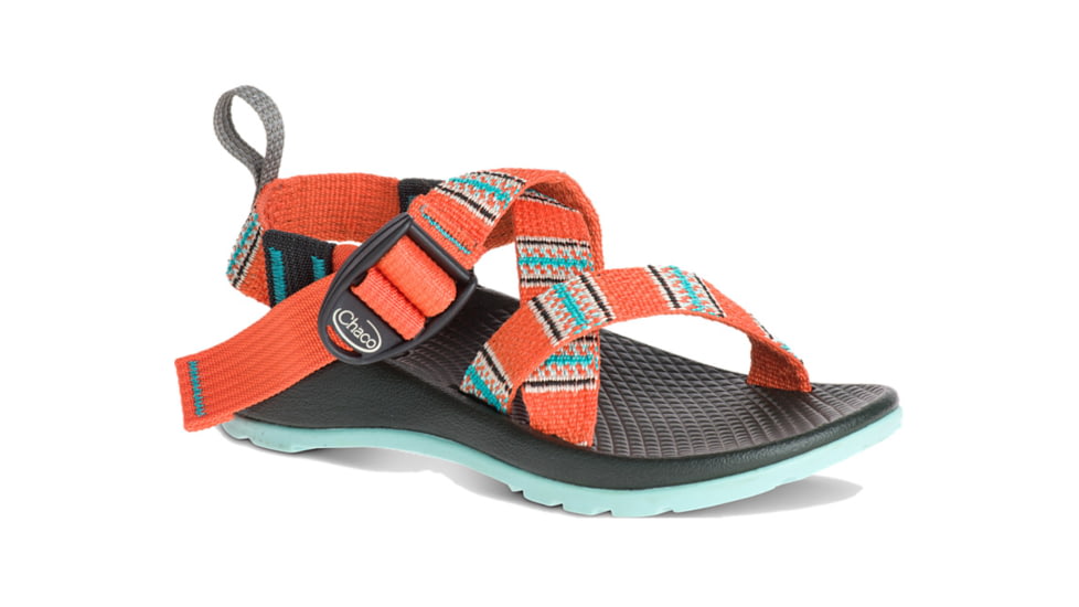 Chaco Z1 Ecotread Sandals - Kids, 13 Kid, Banded Coral, J180006-13