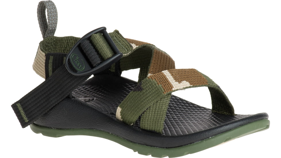 Chaco Z1 Ecotread Sandals - Kids, 2 Youth, Camo, J180186-CAM-2