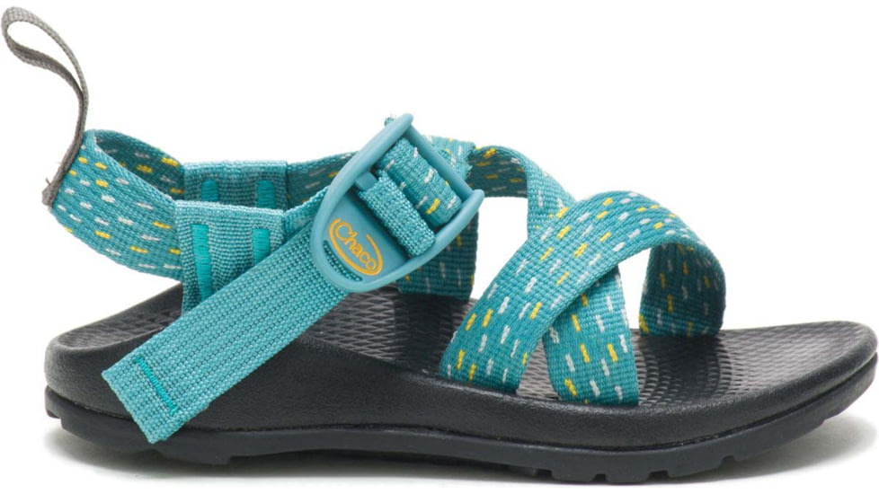 Chaco Z1 Ecotread Sandals - Kids, 12 Kid, Clip Aqua, JCH180352-12