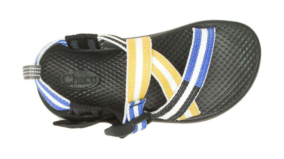 Chaco Z1 Ecotread Sandals - Kids, 11 Kid, Vary Blue Yellow, JCH180383-M-11