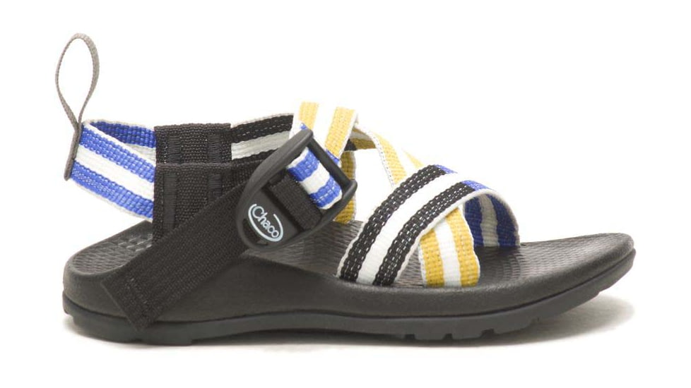 Chaco Z1 Ecotread Sandals - Kids, 11 Kid, Vary Blue Yellow, JCH180383-M-11