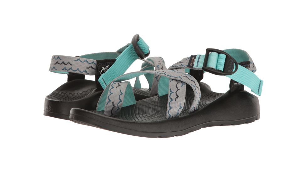 Chaco Z2 Colorado Sandal - Womens, Waves Gray/Teal, 6, J106410-6