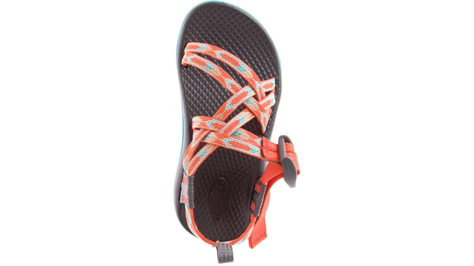 Chaco ZX1 Ecotread Kids Sandal, Zigzag Coral, 2, J180010-2