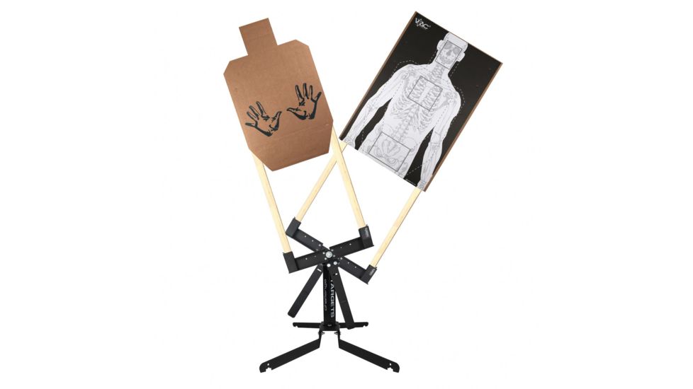 Challenge Targets Commercial Grade Double Swinger Target, Black, CT-DBL-SWINGER