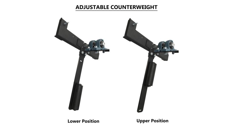 Challenge Targets Commercial Grade Double Swinger Target, Black, CT-DBL-SWINGER