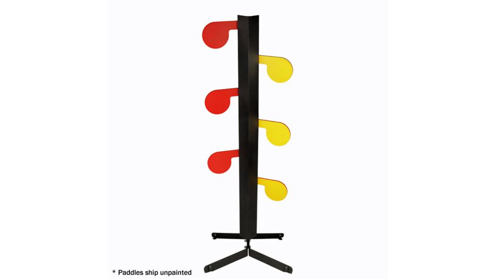 Challenge Targets Commercial Grade Handgun Dueling Tree, Black CT-DUEL-TREE