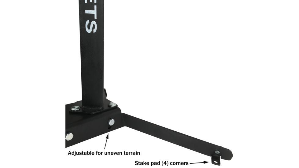 Challenge Targets Commercial Grade Texas Star Target, Black, CT-TEXAS-STAR