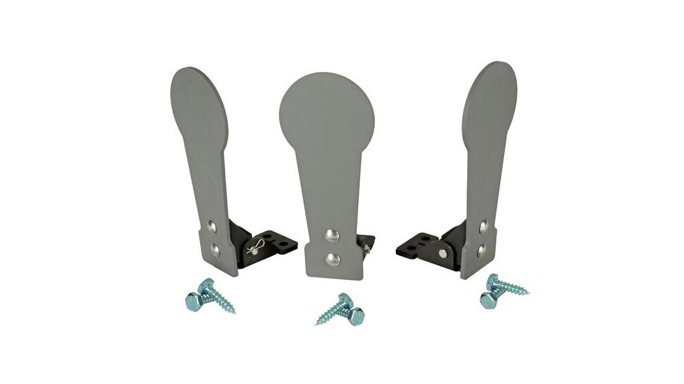 Challenge Targets DIY Auto-Reset Popper Plates, Black ARP-80026-H-3PK