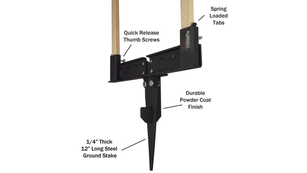 Challenge Targets Hurricane Target Stand, Black TS300