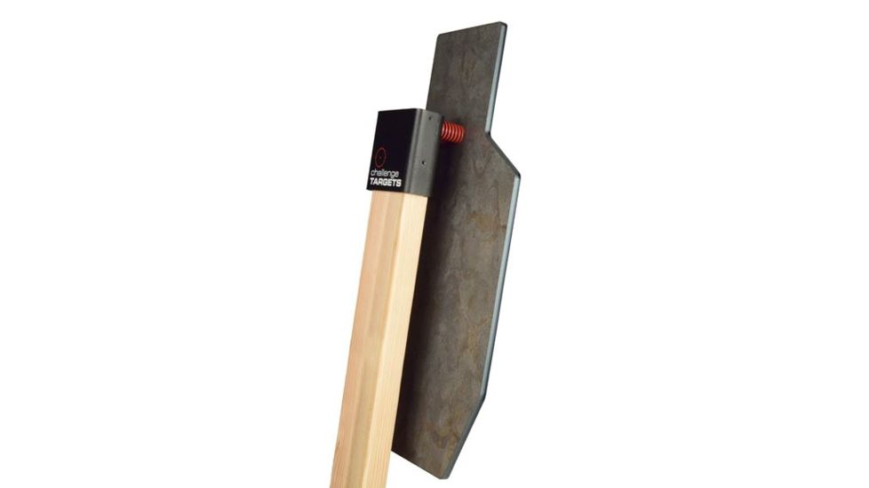 Challenge Targets IPSC A-C Zone Rifle Target - Static Stand, Black SS-RM-80020-R