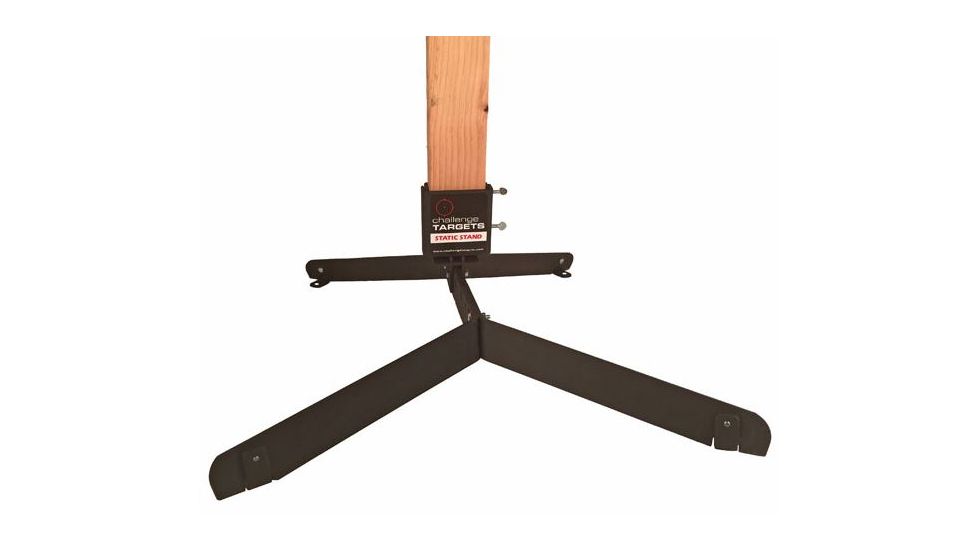 Challenge Targets IPSC A-C Zone Rifle Target - Static Stand, Black SS-RM-80020-R