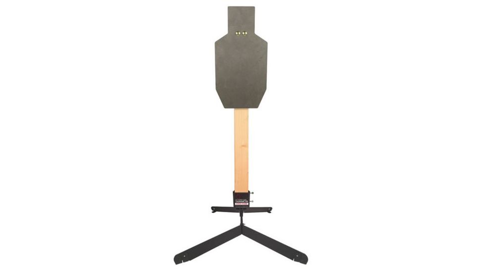 Challenge Targets IPSC A-C Zone Rifle Target - Static Stand, Black SS-RM-80020-R