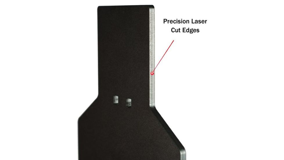Challenge Targets IPSC A-C Zone Rifle Target - Static Stand, Black SS-RM-80020-R