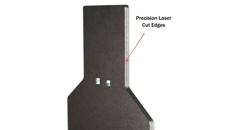 Challenge Targets Reflex AR500 Head Assembly, IPSC ABC x 3/8in, Black, RM-80020-R