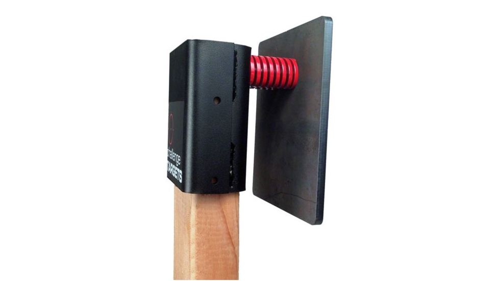 Challenge Targets Stake Target - 6" Square - Handgun Rated, Black GS-RM-80025-H