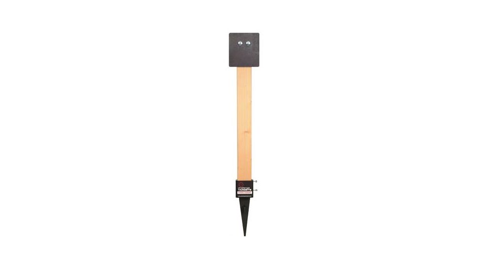 Challenge Targets Stake Target - 6" Square - Handgun Rated, Black GS-RM-80025-H