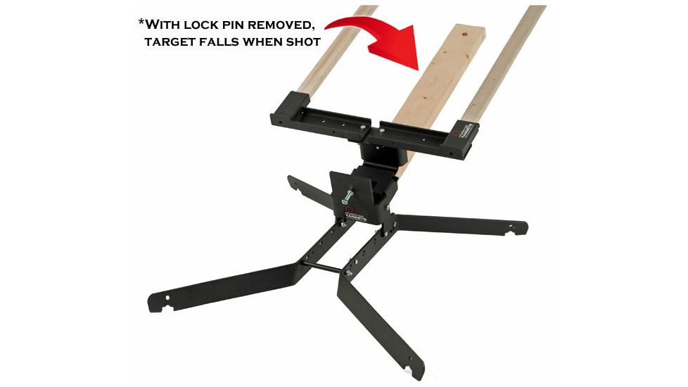 Challenge Targets Steel 8 in. Training Target Holder with Heavy Base PS-SD-TH-8-H