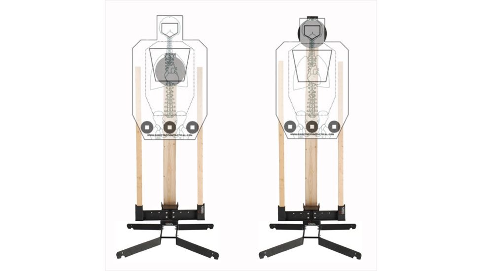 Challenge Targets Steel 8 in. Training Target Holder with Heavy Base PS-SD-TH-8-H