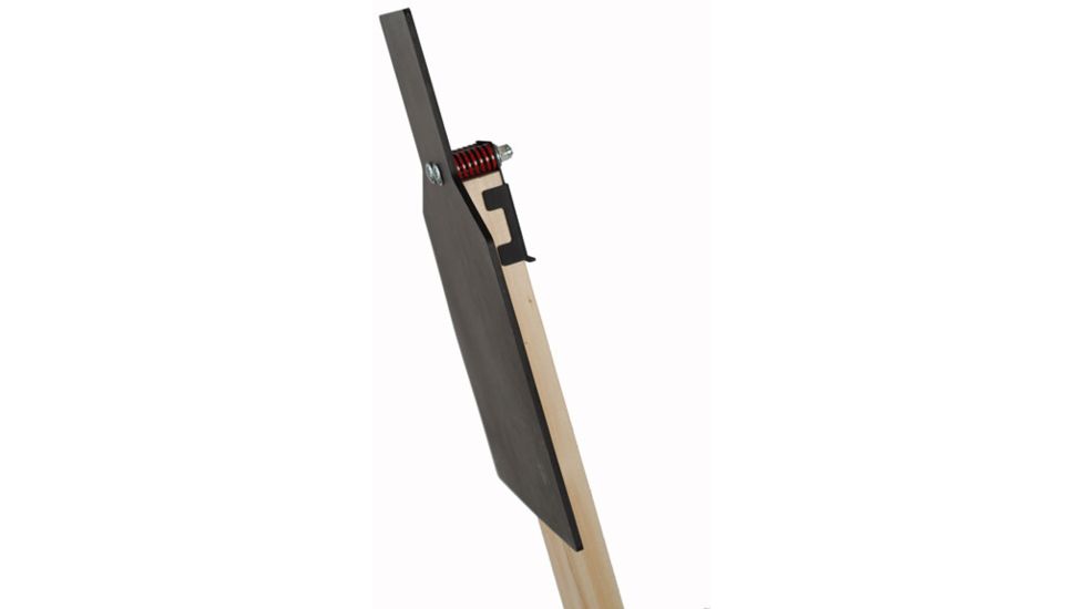 Challenge Targets Steel IPSC Torso Target with Standard Base, Black PS-SD-80023-H