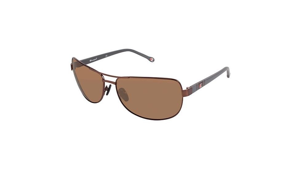 Champion Eyes 6014 Progressive Prescription Sunglasses CU601402 - Frame Color Shiny Dk Brown