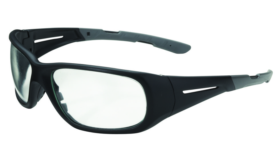 Champion Ballistic Full Frame Glasses, Smoke Mirrored Lens, Black/Smoke 40661