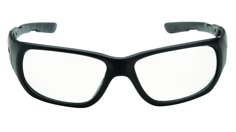 Champion Ballistic Full Frame Glasses, Smoke Mirrored Lens, Black/Smoke 40661