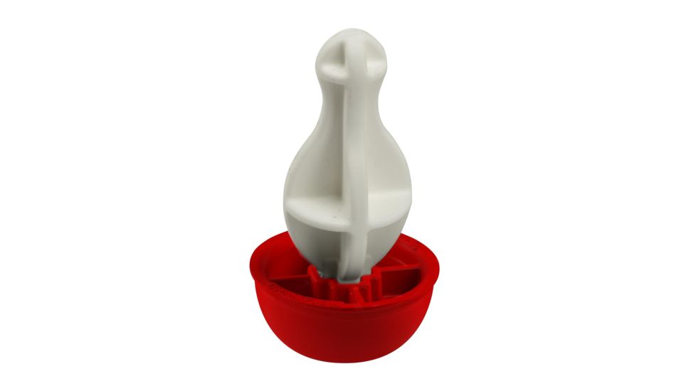 Champion Duraseal Bowling Pin Wobble Target, Red/White 42800