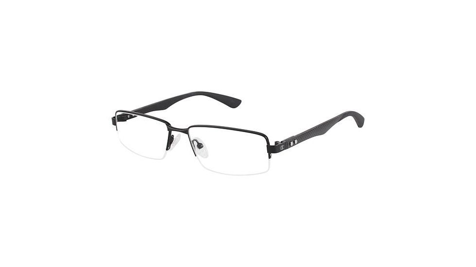 Champion Eyes 1005 Single Vision Prescription Eyeglasses - Frame MATTE BLACK, Size 54/16mm CU100502