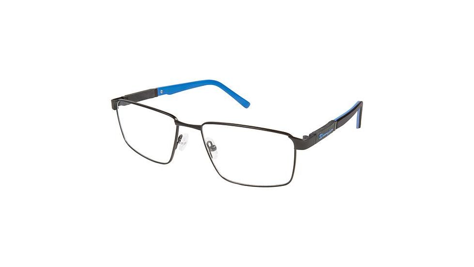 Champion Eyes 2019 Progressive Prescription Eyeglasses - Frame Black-Blue, Size 56/17mm CU201903