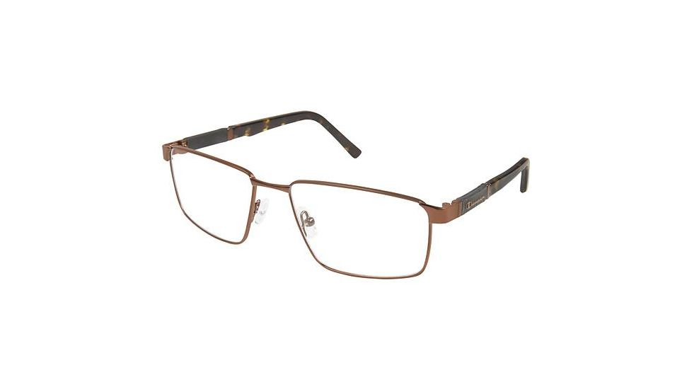 Champion Eyes 2019 Progressive Prescription Eyeglasses - Frame Brown-Black, Size 56/17mm CU201902