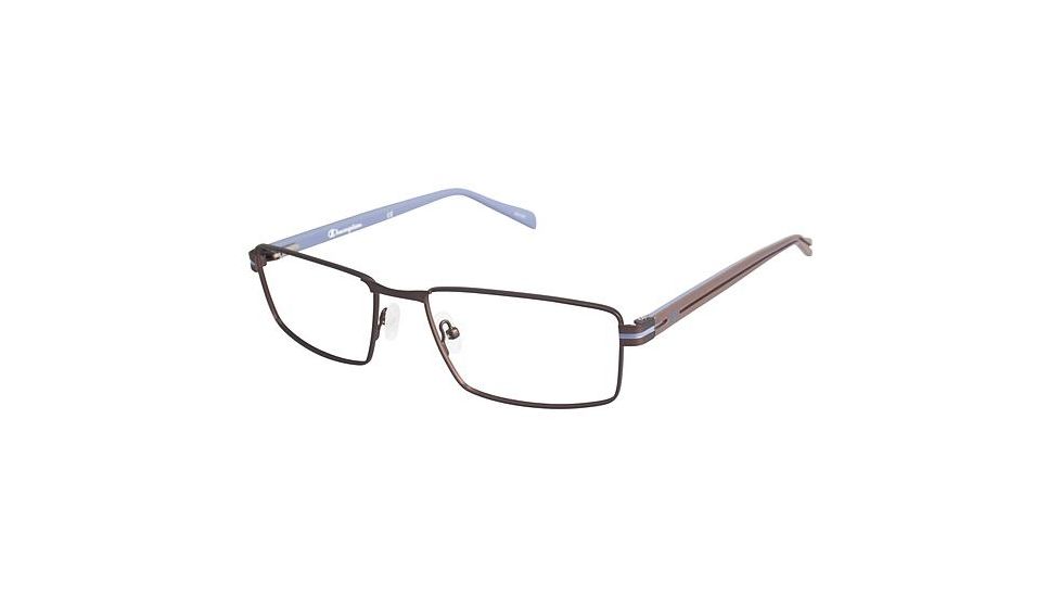 Champion Eyes 4005 Progressive Prescription Eyeglasses - Frame SHINY BROWN, Size 58/19mm CU400503