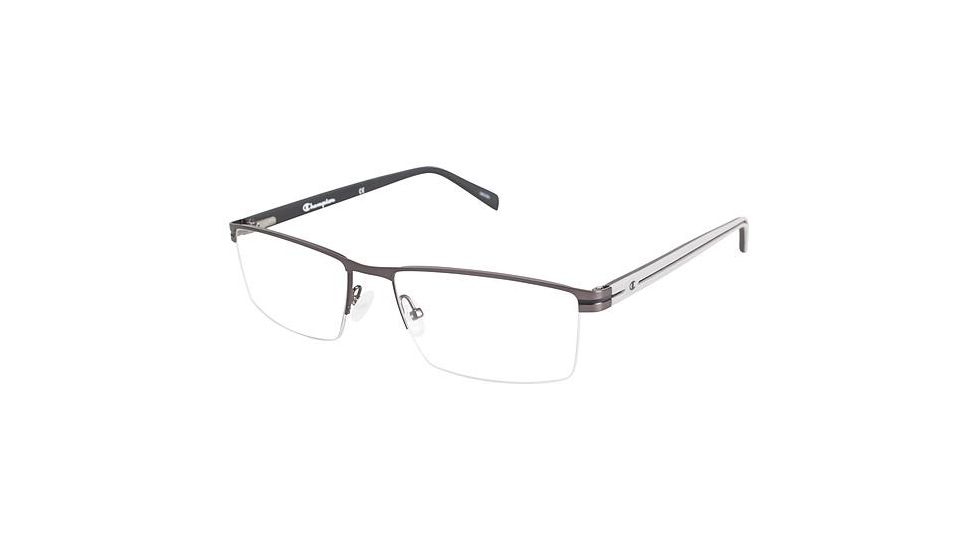 Champion Eyes 4007 Bifocal Prescription Eyeglasses - Frame MATTE GUN, Size 59/18mm CU400701