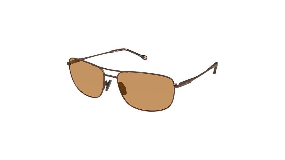 Champion Eyes 6038 Sunglasses - Frame Dark Brown, Lens Color Bronze Flash, Size 59/17mm CU603803