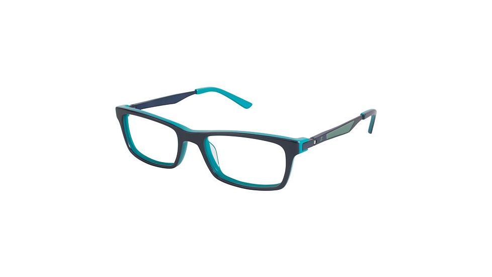 Champion Eyes 7004 Single Vision Prescription Eyeglasses - Frame MATTE NAVY, Size 49/17mm CU700403