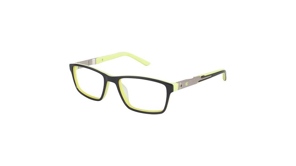 Champion Eyes 7005 Progressive Prescription Eyeglasses - Frame BLACK/GREEN, Size 49/16mm CU700501