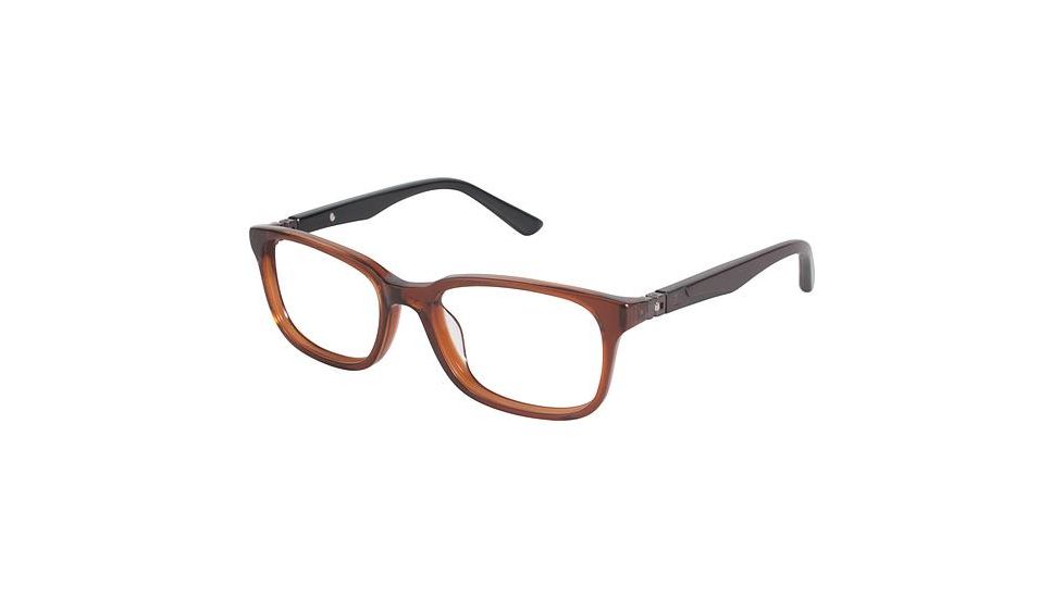 Champion Eyes 7006 Bifocal Prescription Eyeglasses - Frame TRANS BROWN, Size 47/16mm CU700602