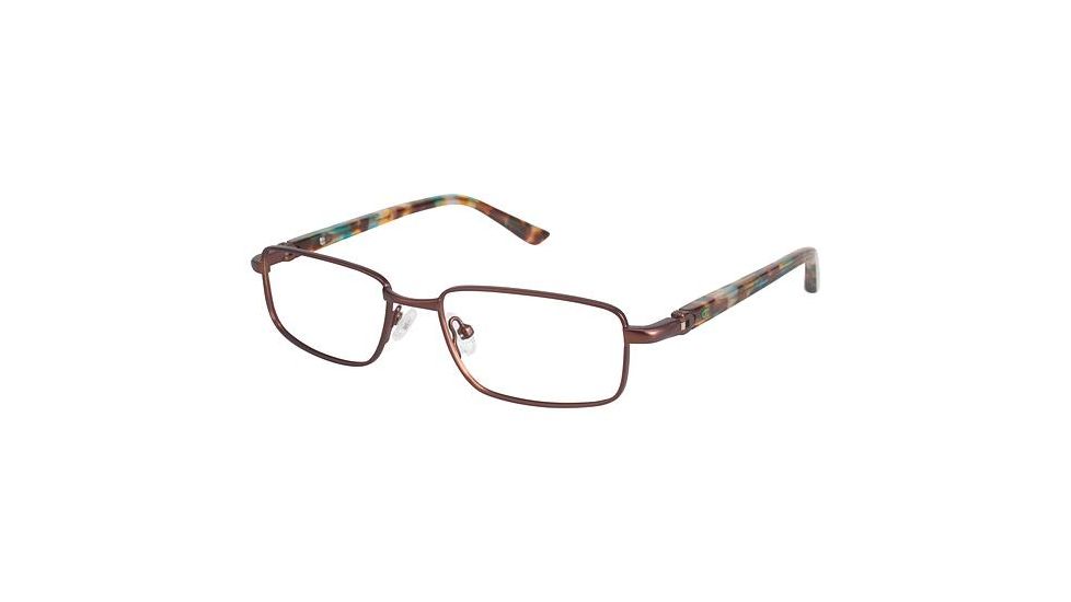 Champion Eyes 7008 Bifocal Prescription Eyeglasses - Frame MATTE BROWN, Size 49/16mm CU700803