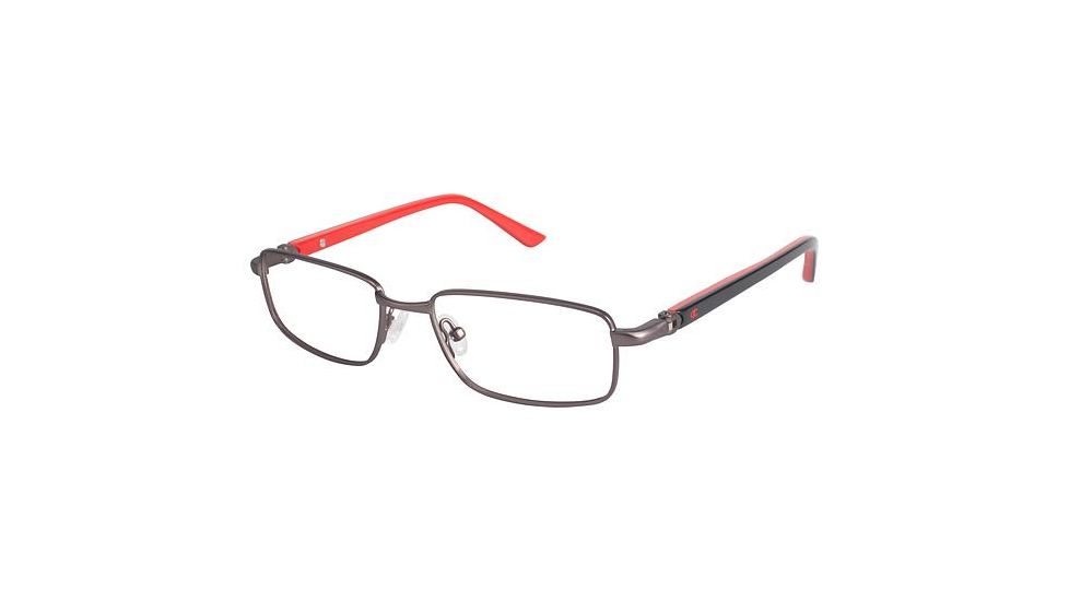 Champion Eyes 7008 Bifocal Prescription Eyeglasses - Frame MATTE GUN, Size 49/16mm CU700801