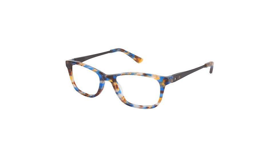 Champion Eyes 7011 Single Vision Prescription Eyeglasses - Frame BROWN TORT, Size 46/15mm CU701103