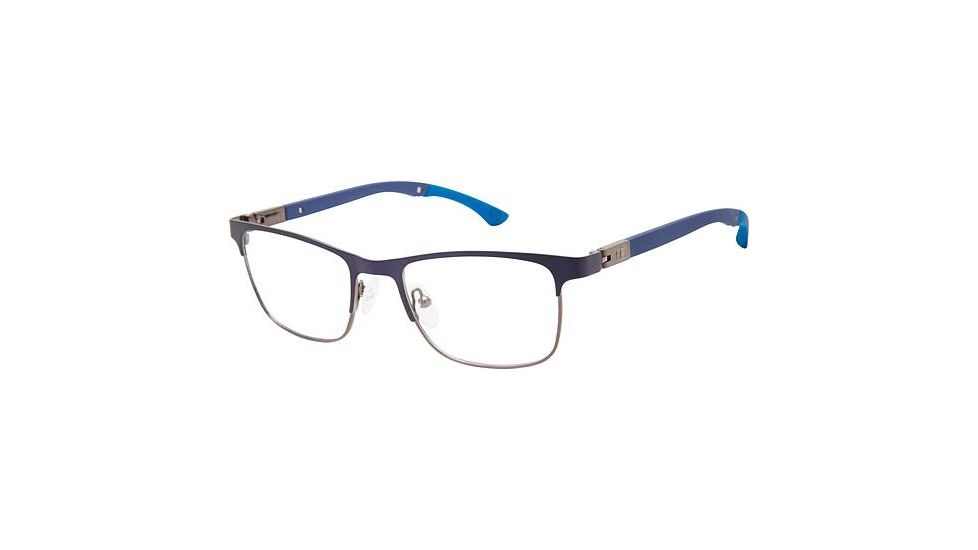 Champion HATTRICK Progressive Prescription Eyeglasses - Frame NAVY/GUNMETAL, Size 50/18mm CUHATTRICK03