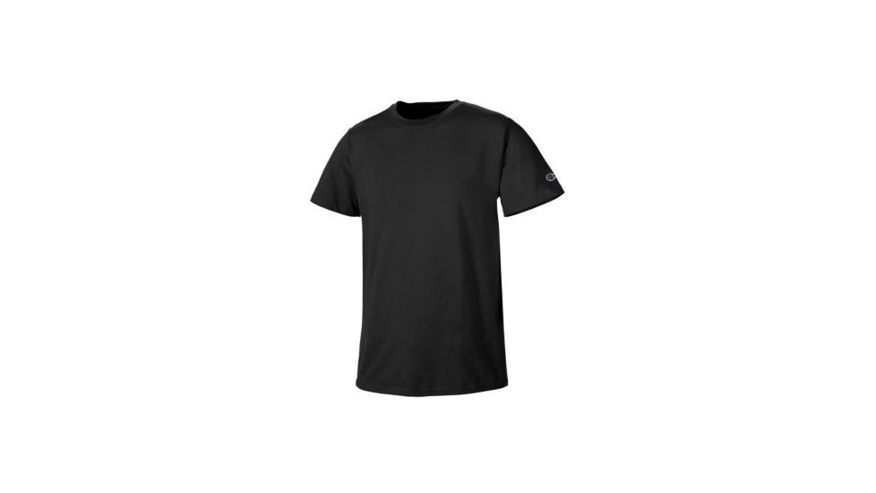 Champion Mens Short Sleeve T-Shirt, Black, Extra Large T425 XL BK