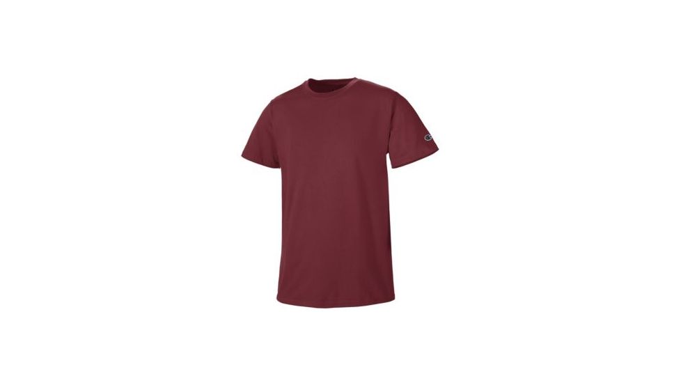 Champion Mens Short Sleeve T-Shirt, Maroon, Small T425 S MR