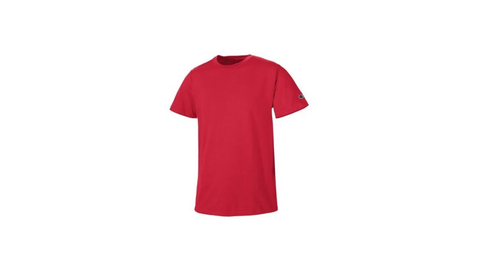 Champion Mens Short Sleeve T-Shirt, Scarlet, Large T425 L RR